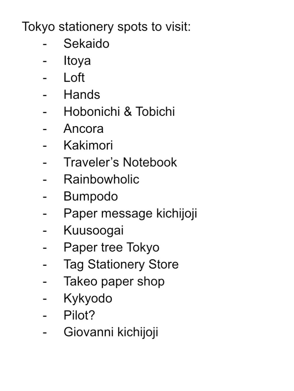 Tokyo's Best Stationery Shops and Stores