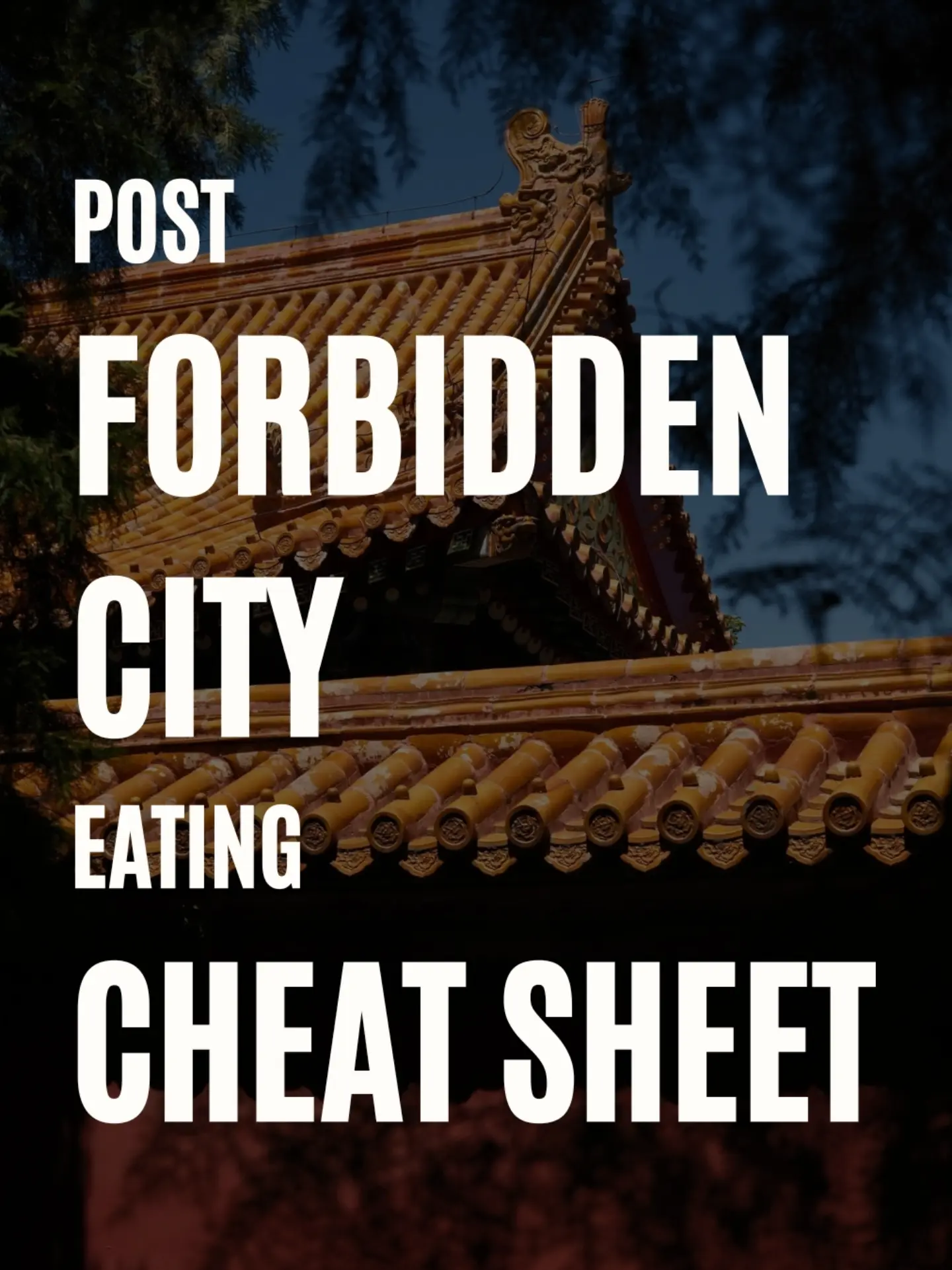 Beijing Restaurants Near Forbidden City North Gate