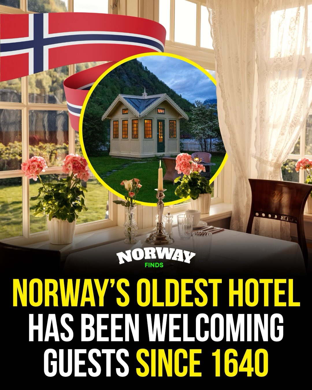 Norway's Oldest Hotel on Sognefjord