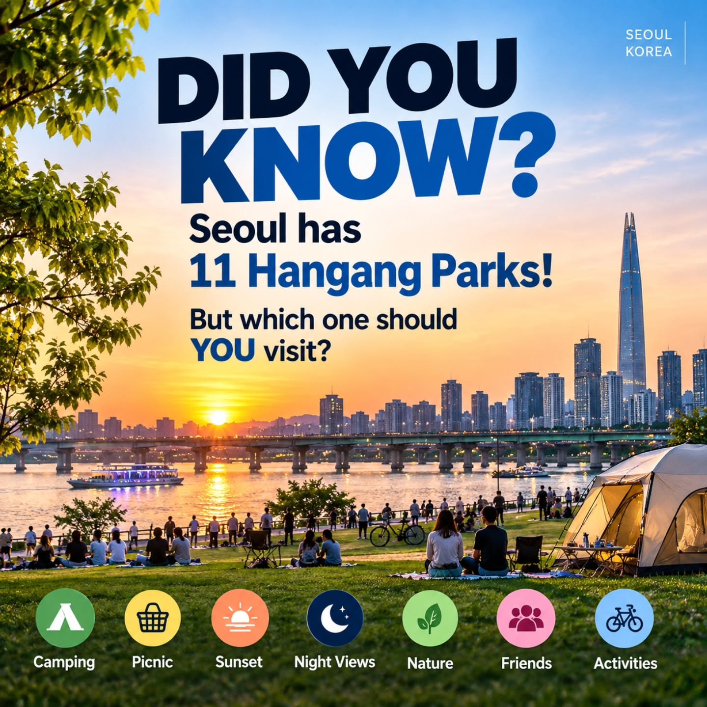 Seoul's Hangang Parks Offer Diverse Recreational Experiences