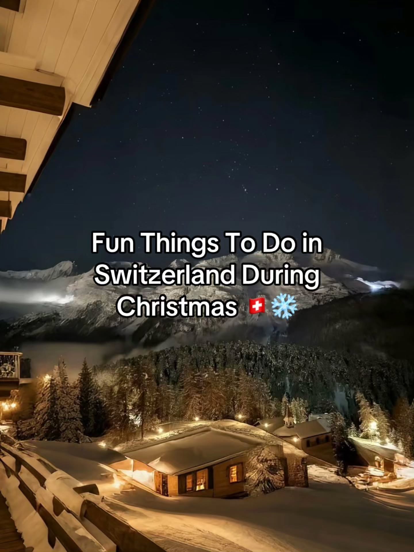 Switzerland Christmas Attractions And Hotel Ideas