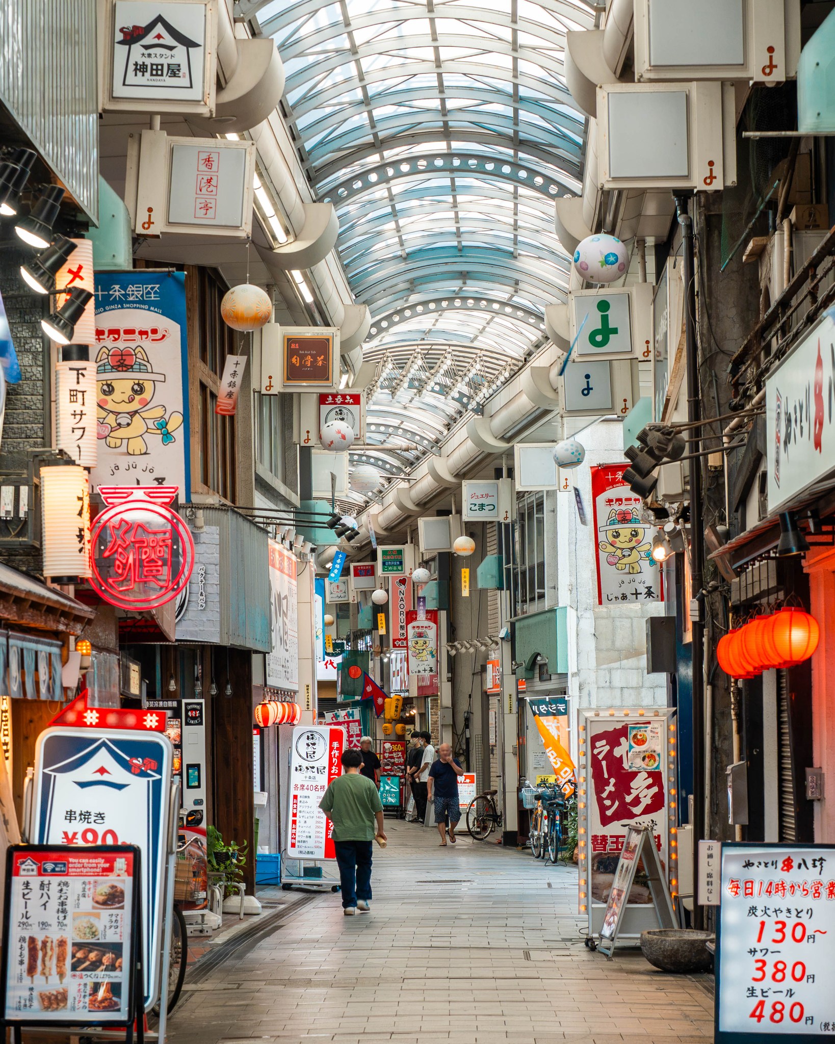 Tokyo's Jujo Ginza Shopping Arcade and Local Eateries