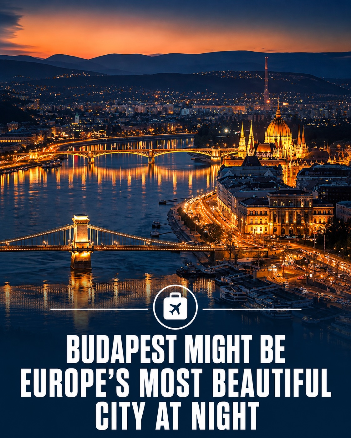 Budapest's Grand Architecture Illuminated at Night