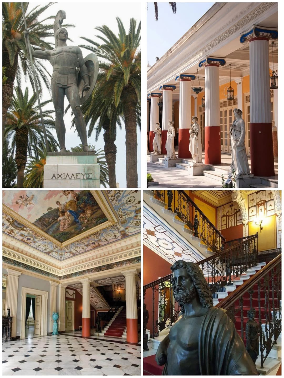 Empress Sissi's Palaces Dedicated to Achilles