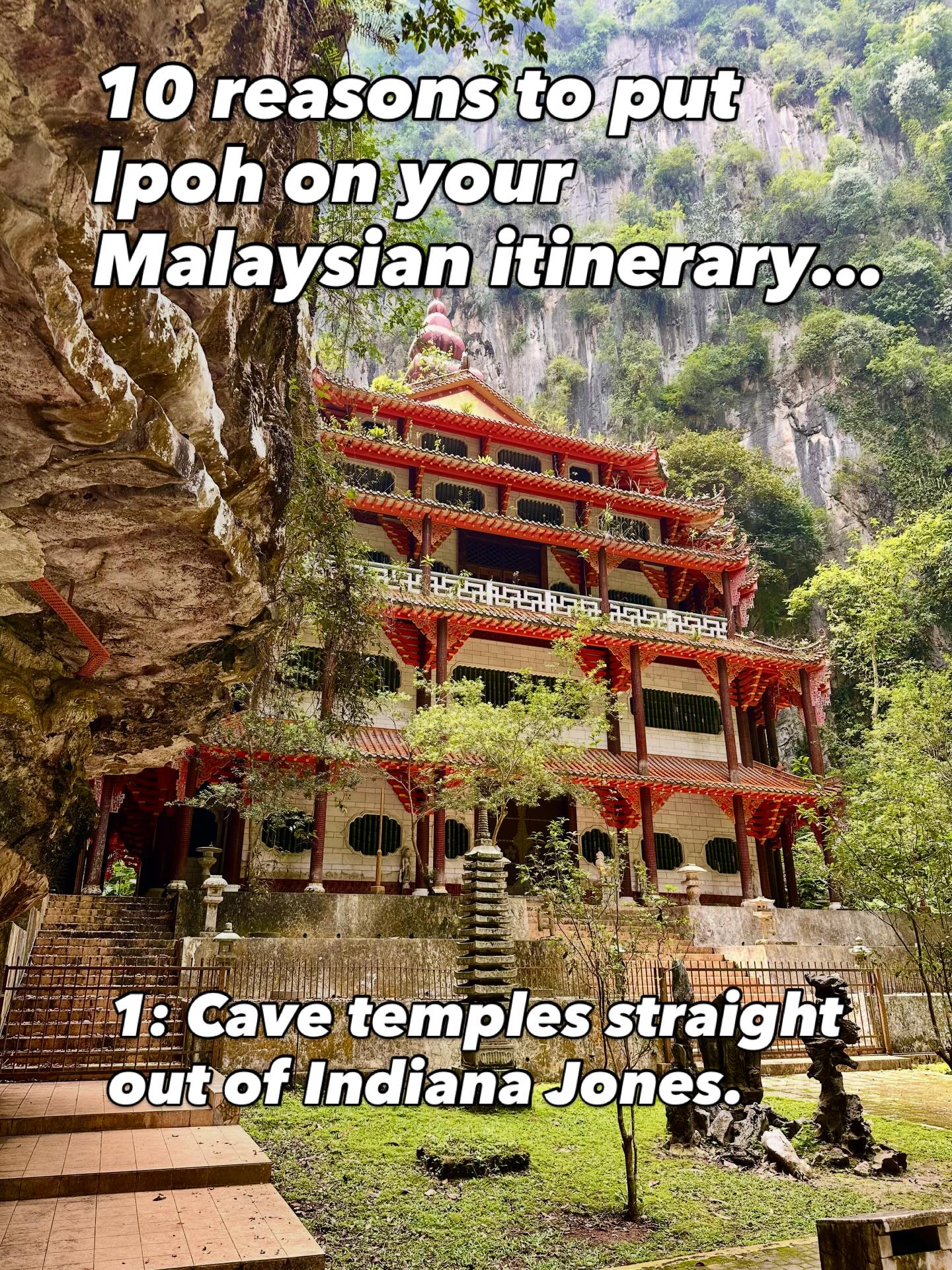 Ipoh's Unique Cave Temples and Cultural Hubs