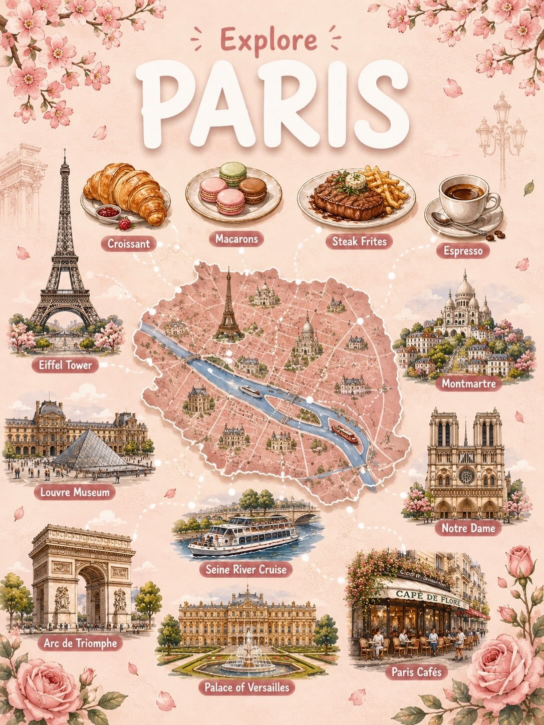 Iconic Paris Landmarks and Attractions