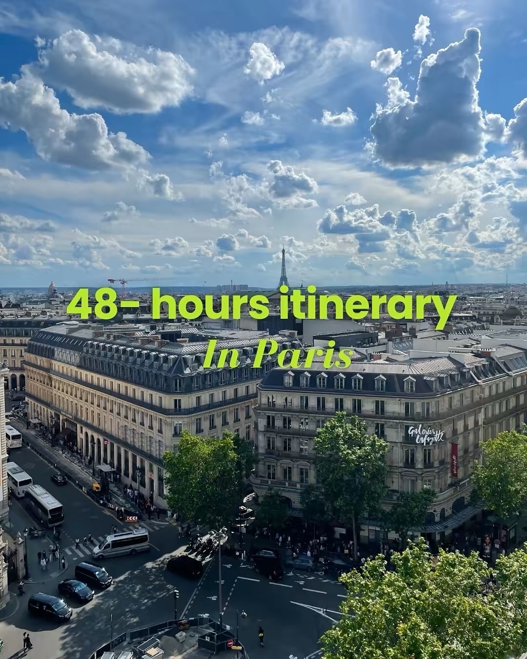 Forty-Eight Hours In Paris: Attractions And Experiences