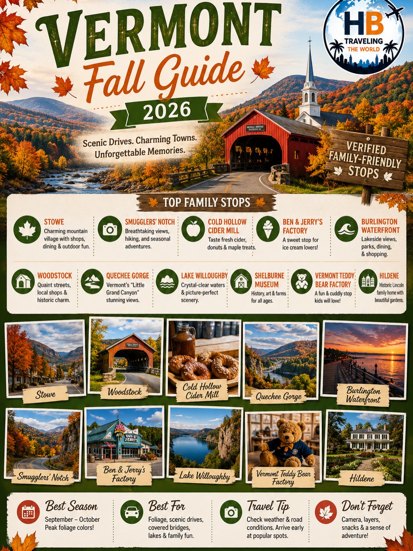 Vermont Fall Family Adventures Amidst Autumn Colors