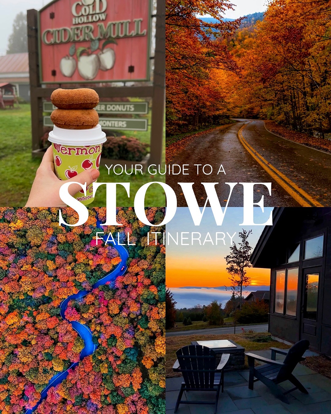 Stowe Vermont Fall Foliage Itinerary Highlights