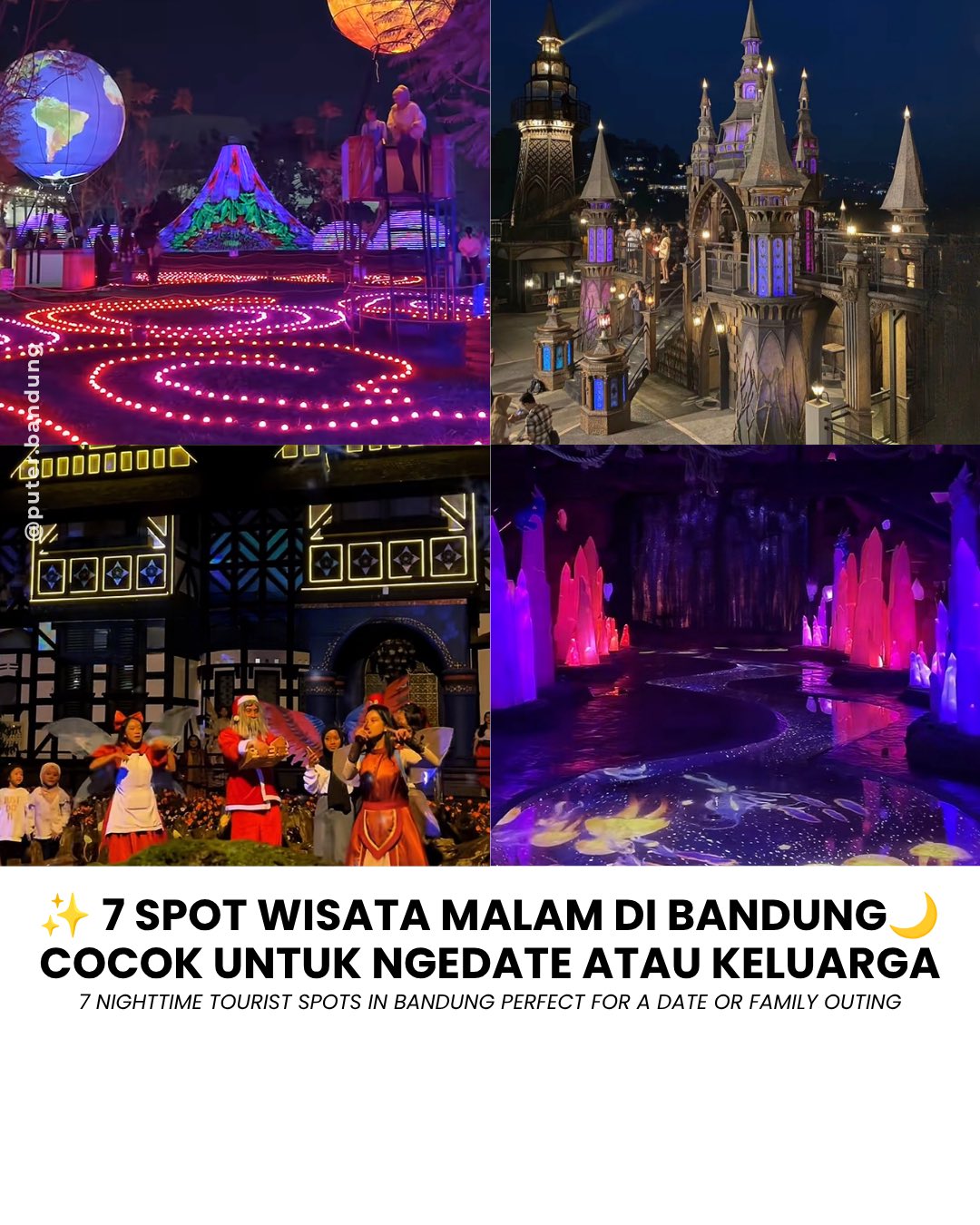 Bandung's Enchanting Nighttime Escapes
