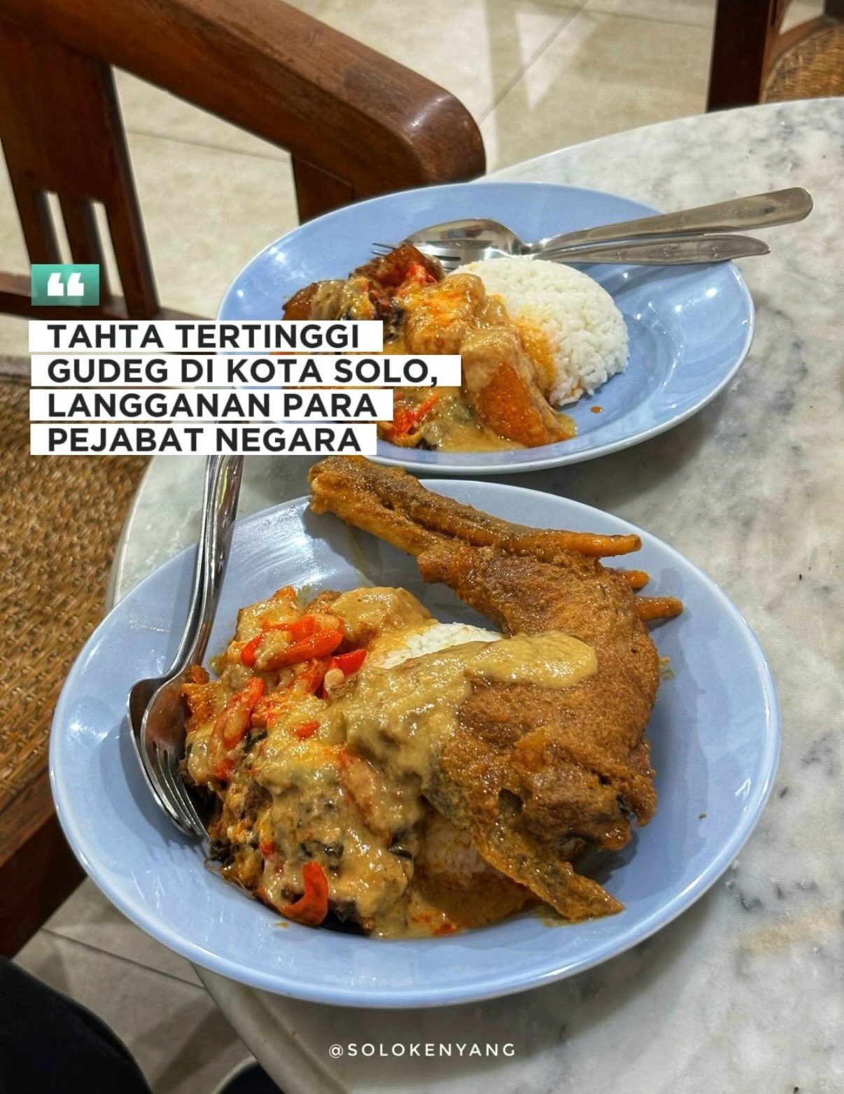 Solo's Legendary Gudeg Restaurant Draws Officials