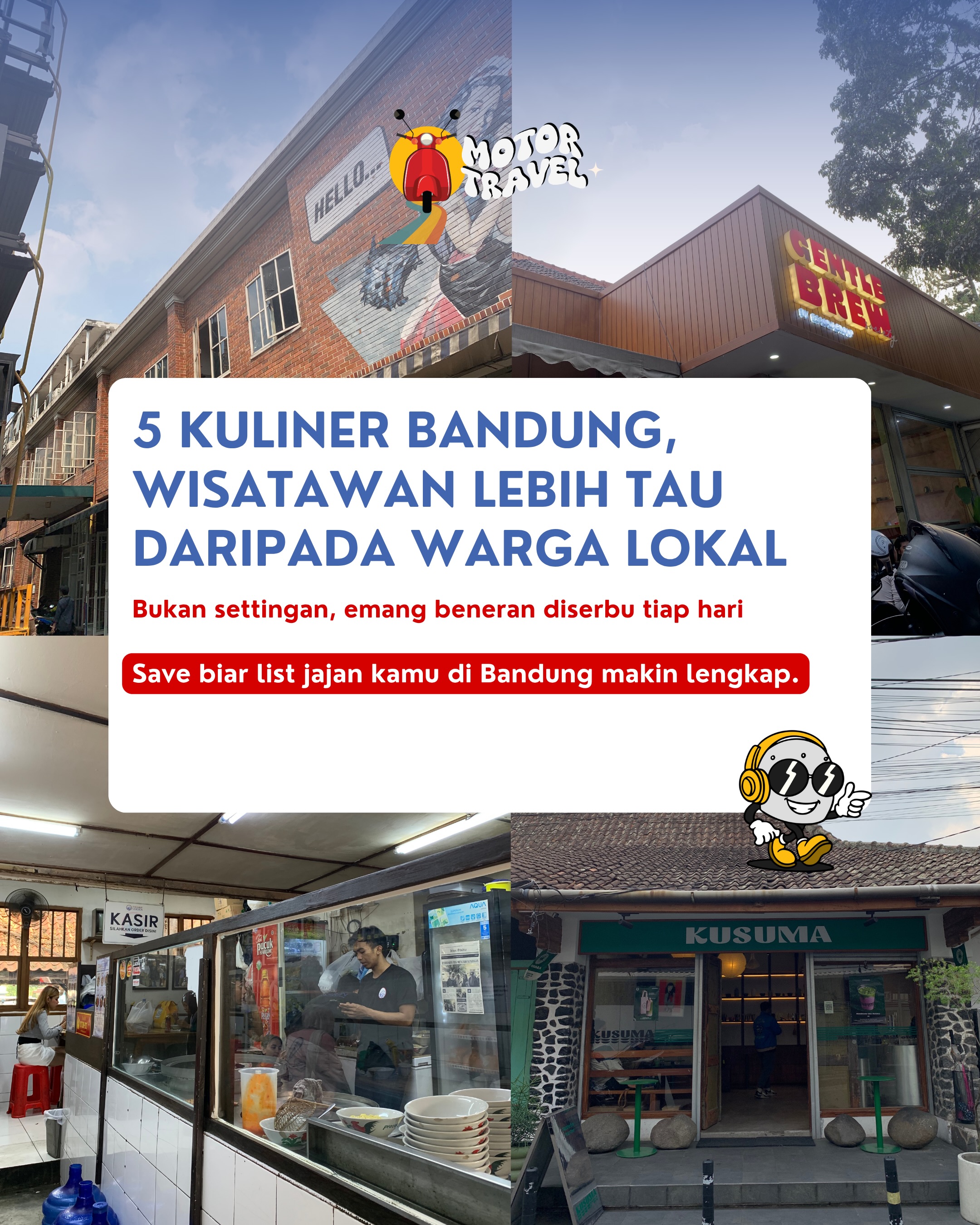 Five Dining Destinations in Bandung