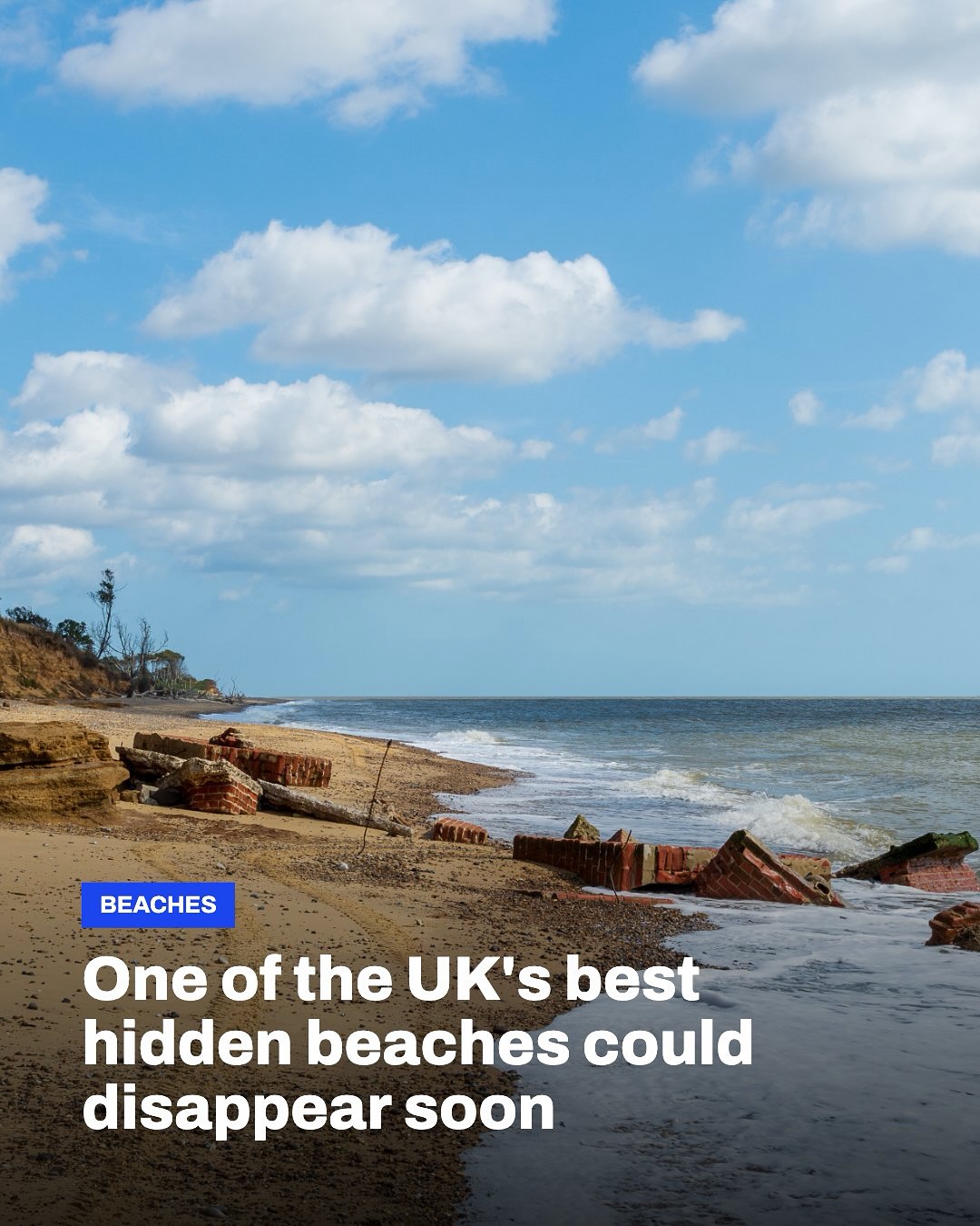 Coastal Erosion Threatens UK's Secret Beaches