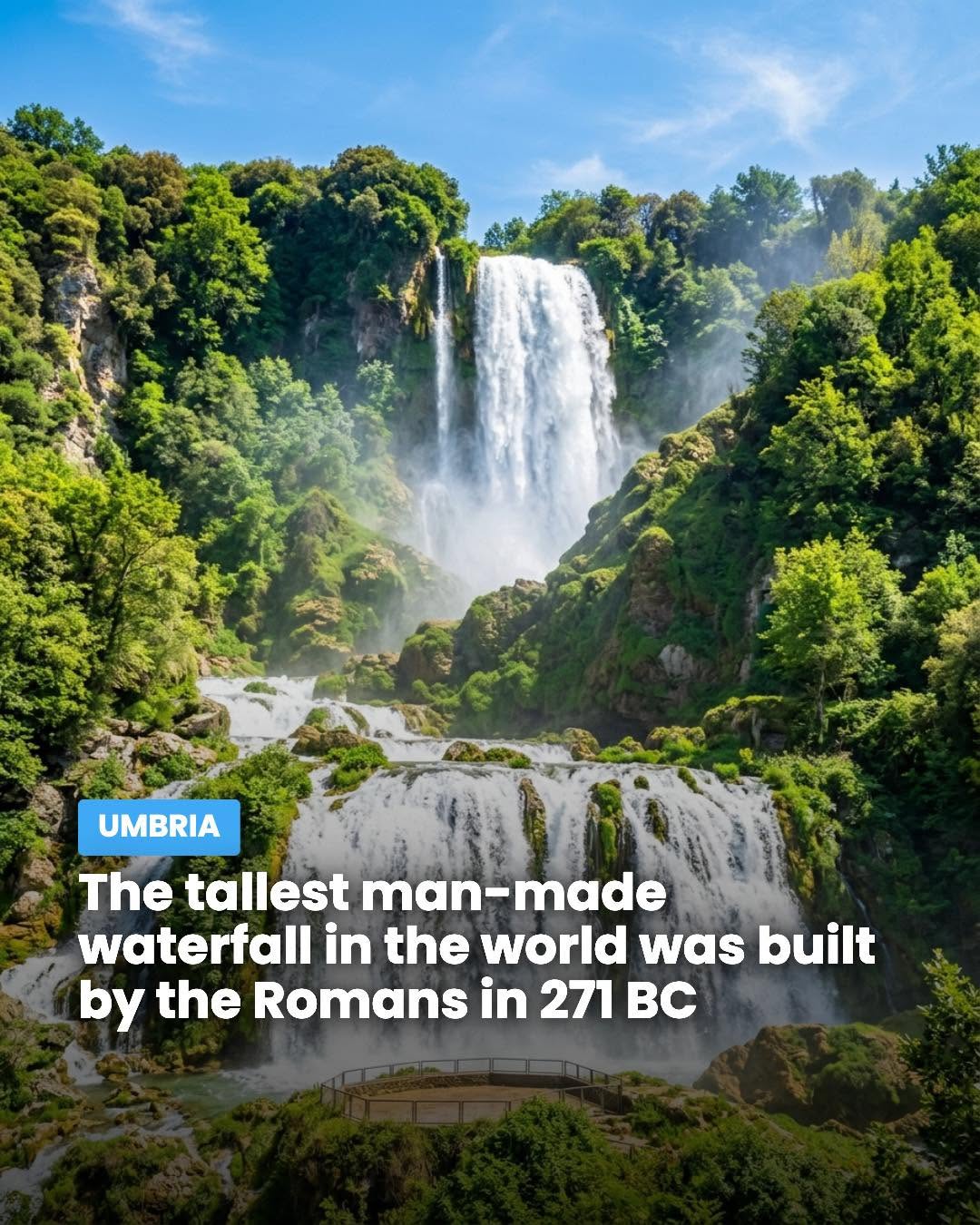 Marmore Falls: A Roman Engineering Marvel