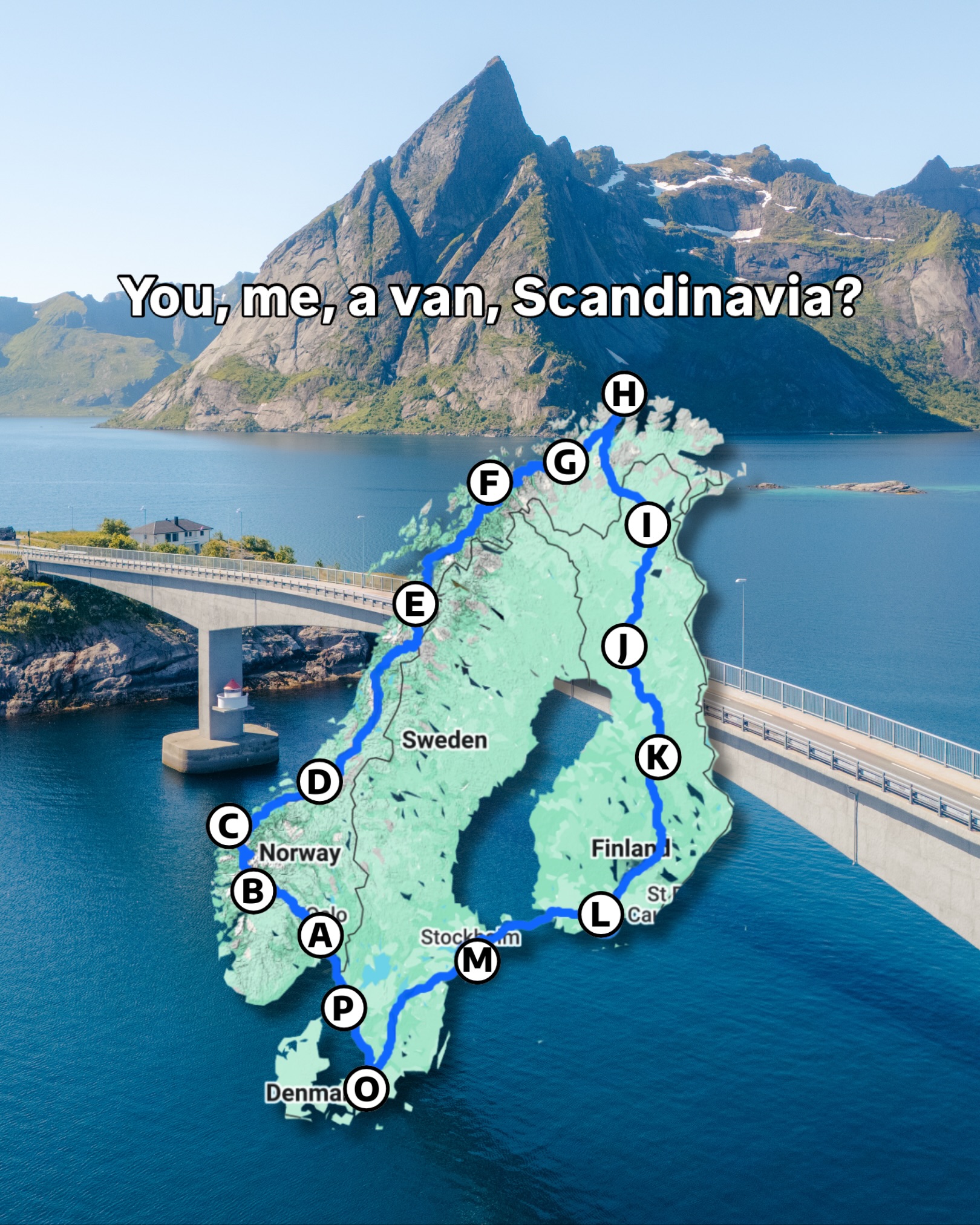 Scandinavian Road Trip Highlights: Cities and Scenic Spots