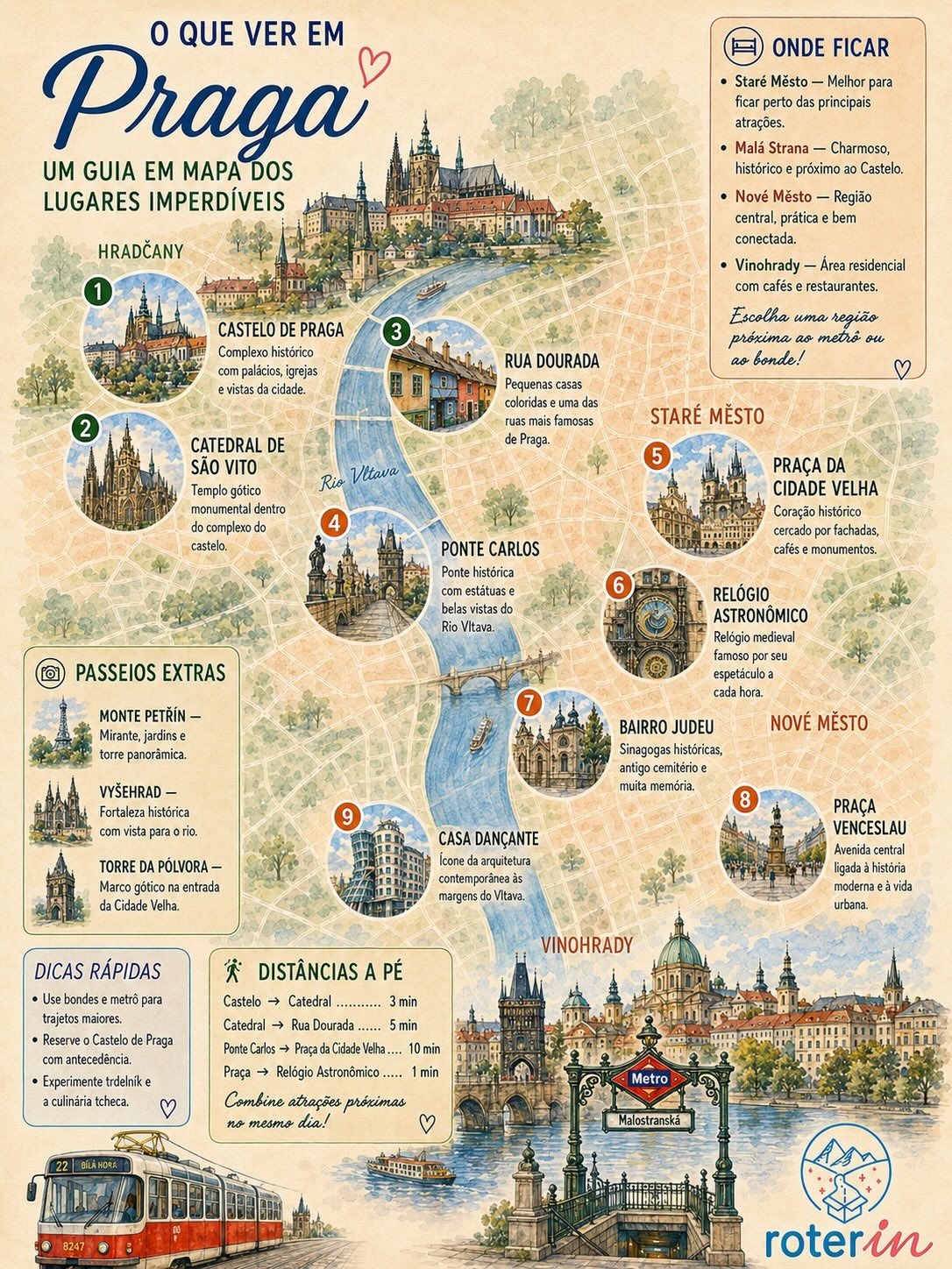 Iconic Landmarks of Rome and Prague