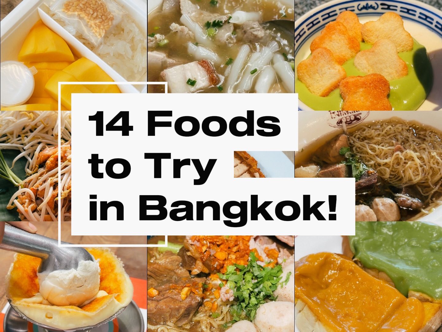 Bangkok's Sweet and Savory Food Spots