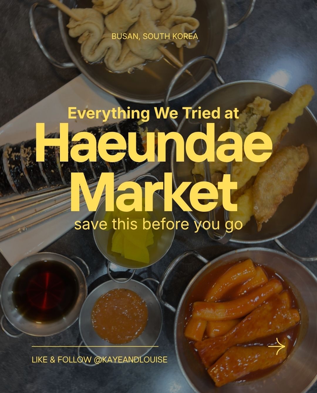 Busan Food Adventures at Haeundae Market