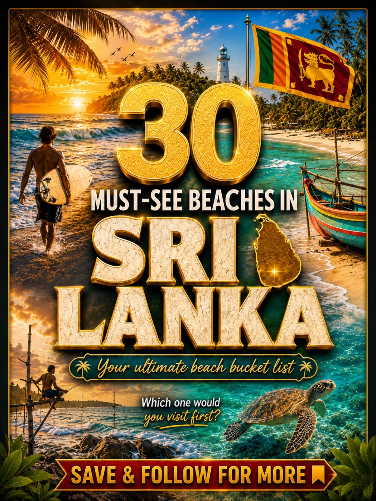 29 Beaches in Sri Lanka