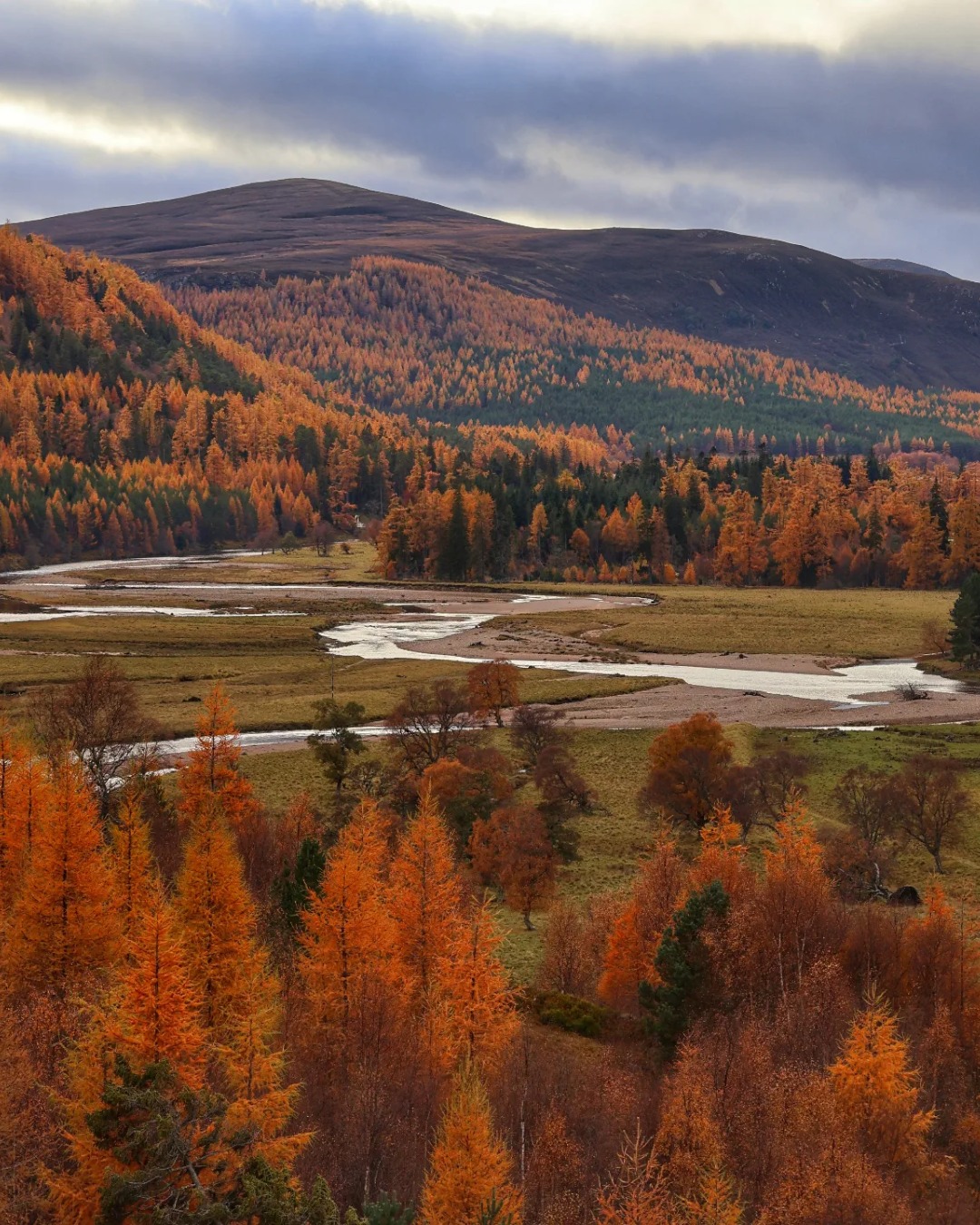 Scottish Highlands Nature Reserves With Mountains