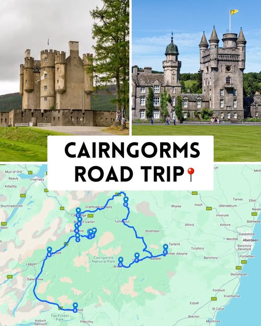 Scottish Highlands Road Trip Through Cairngorms