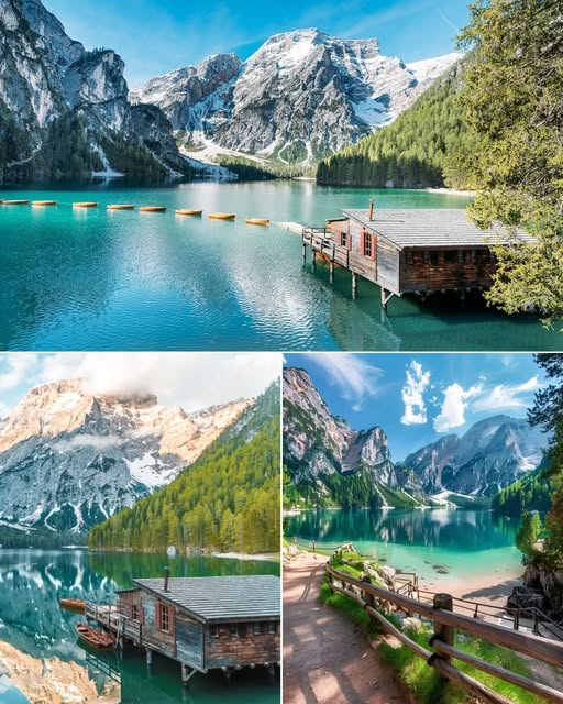 Lake Braies: Dolomites Emerald Waters Reflection