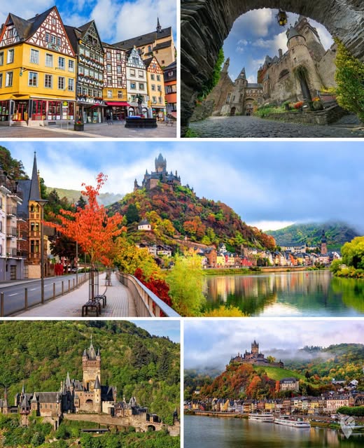 Fairytale German Town With Castle