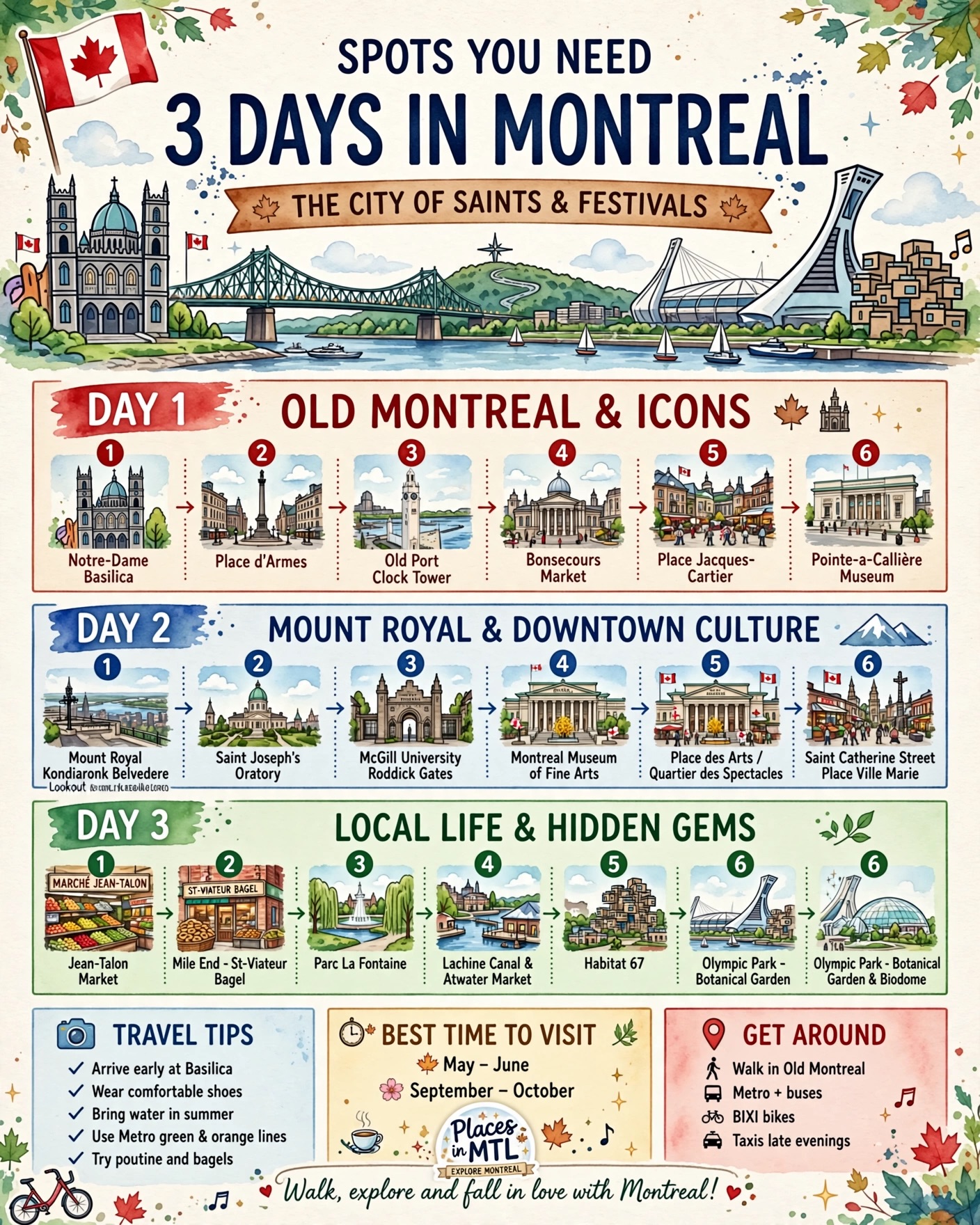 Montreal's Top 13 Attractions For A 3-Day Visit