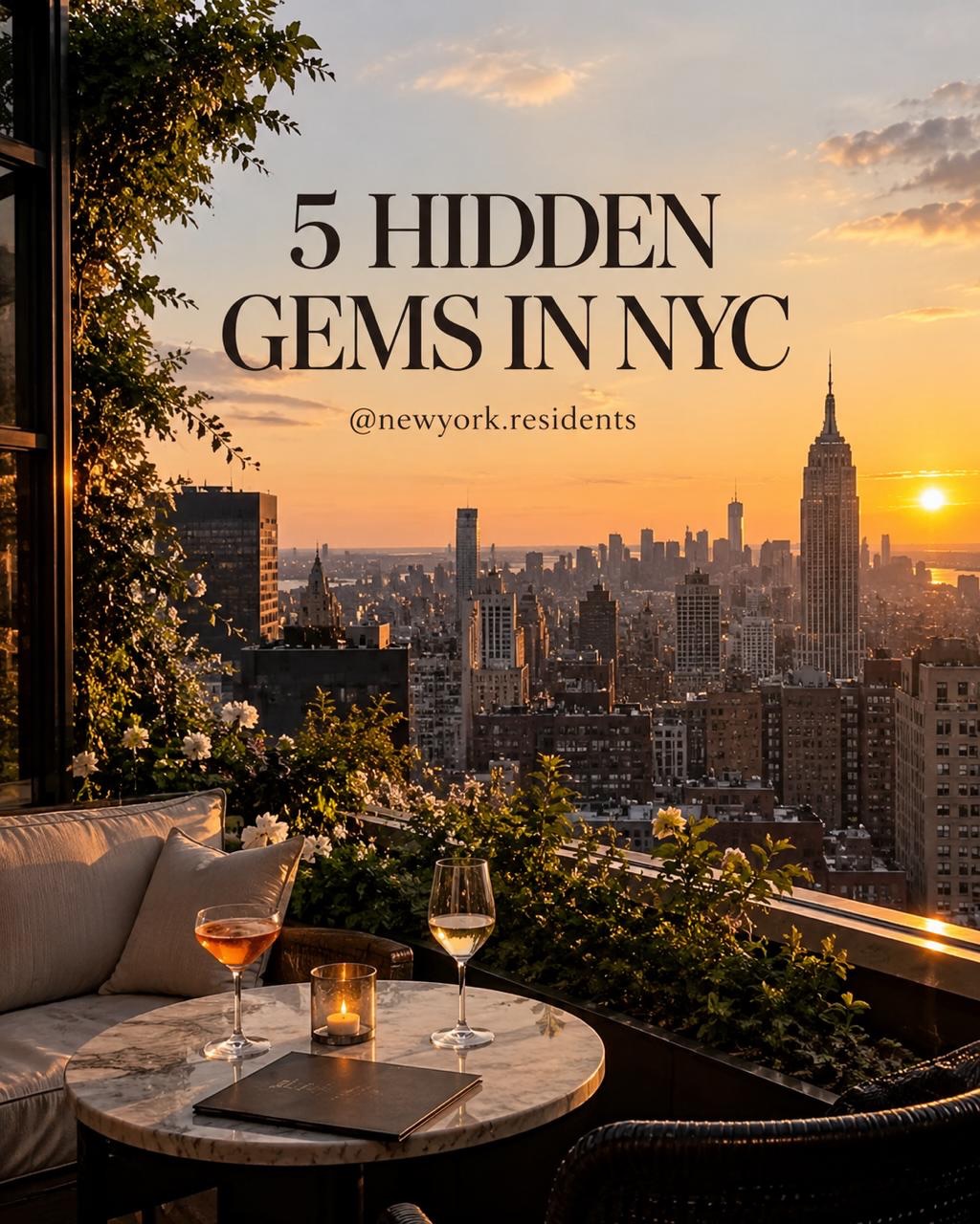 NYC's Hidden Gems: Parks, Rooftops, and Libraries