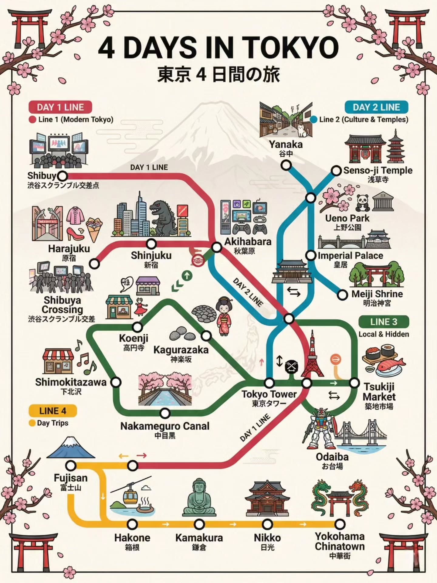 Tokyo's Top Attractions: City Districts and Day Trips