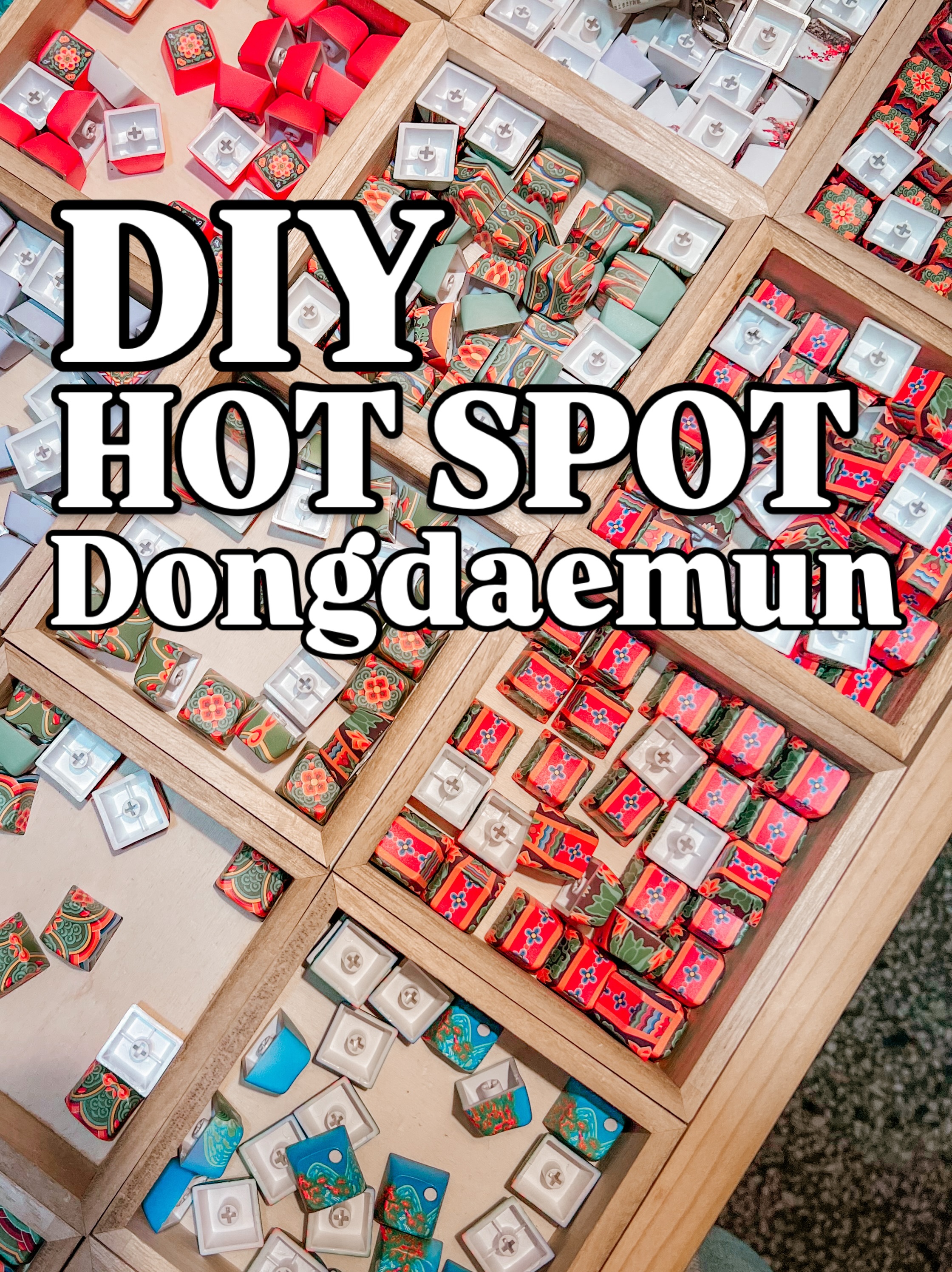 Dongdaemun Shopping Complex: DIY Crafts and Keychain Heaven