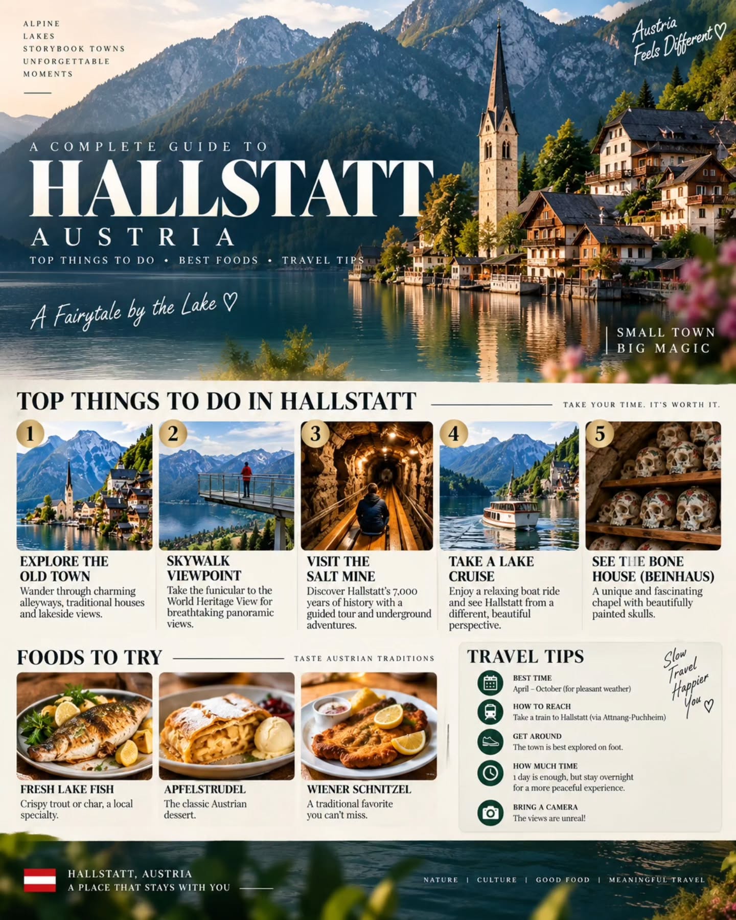 Hallstatt's Top Attractions in an Austrian Fairytale Village