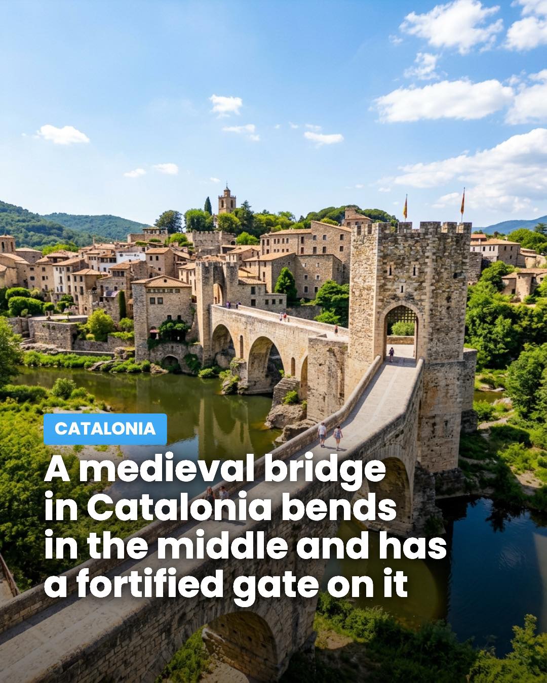 Medieval Jewish Baths and Bridge in Besalú
