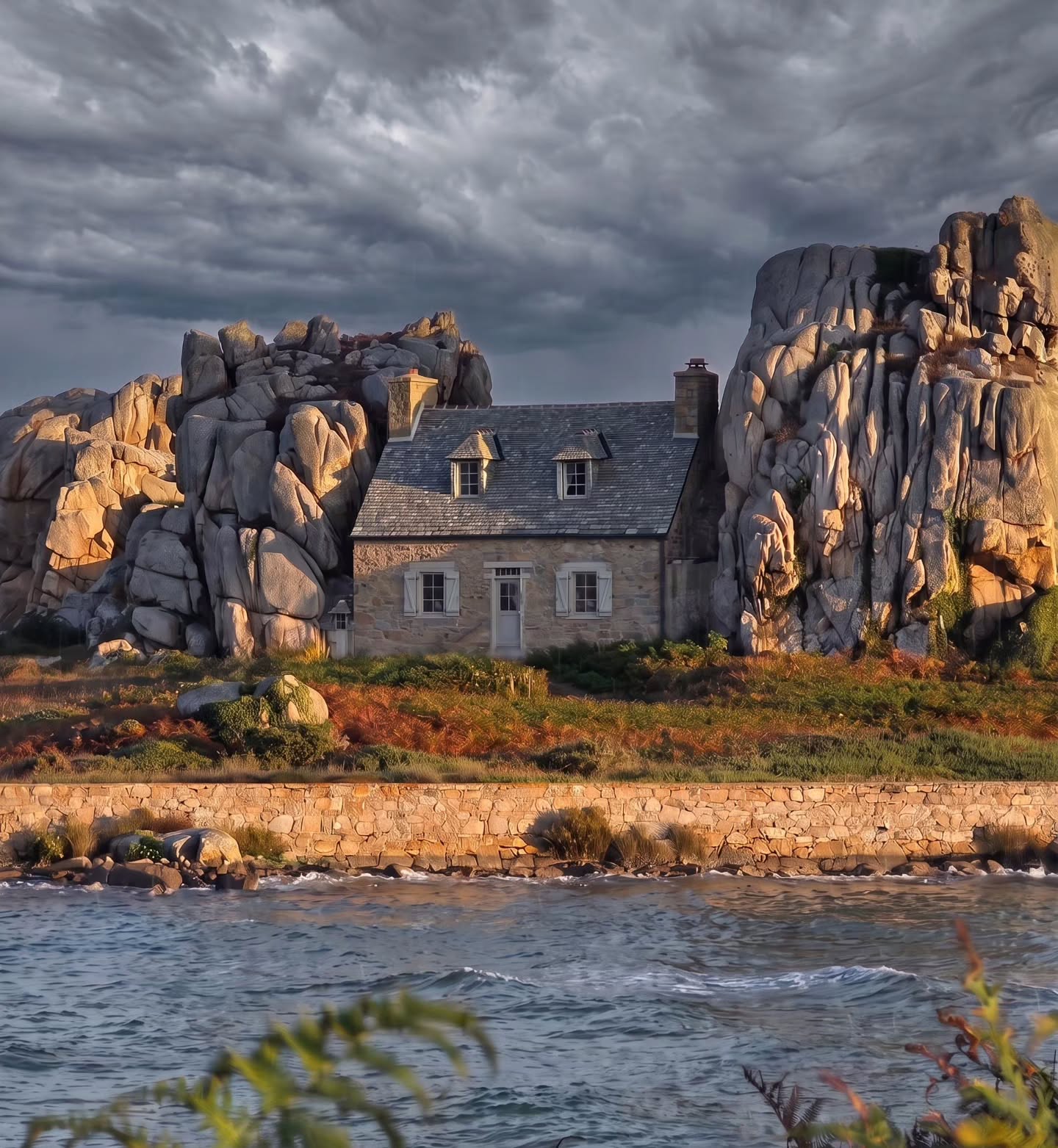 Castel Meur: A House Built Between Rocks