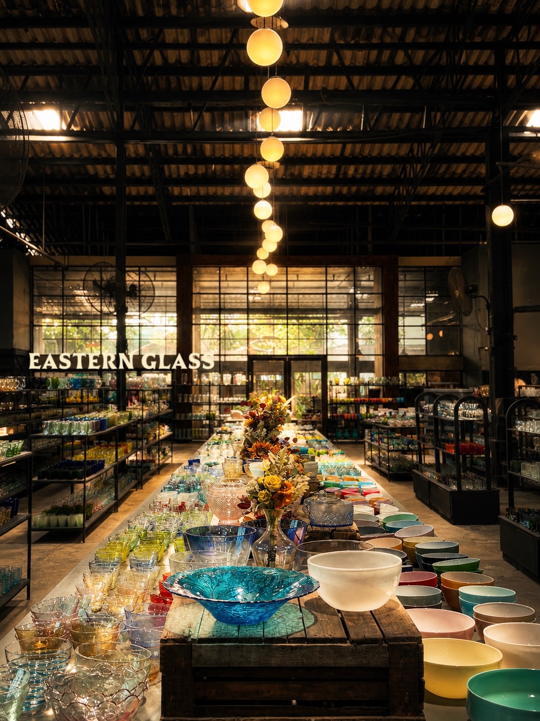 Historic Glass Factory Transformed Into Bangkok Cafe