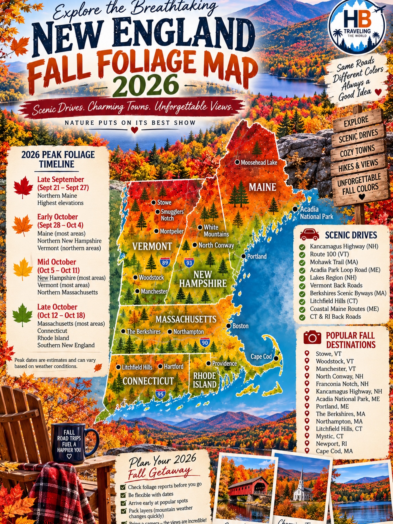 New England's Best Fall Foliage Viewing Destinations