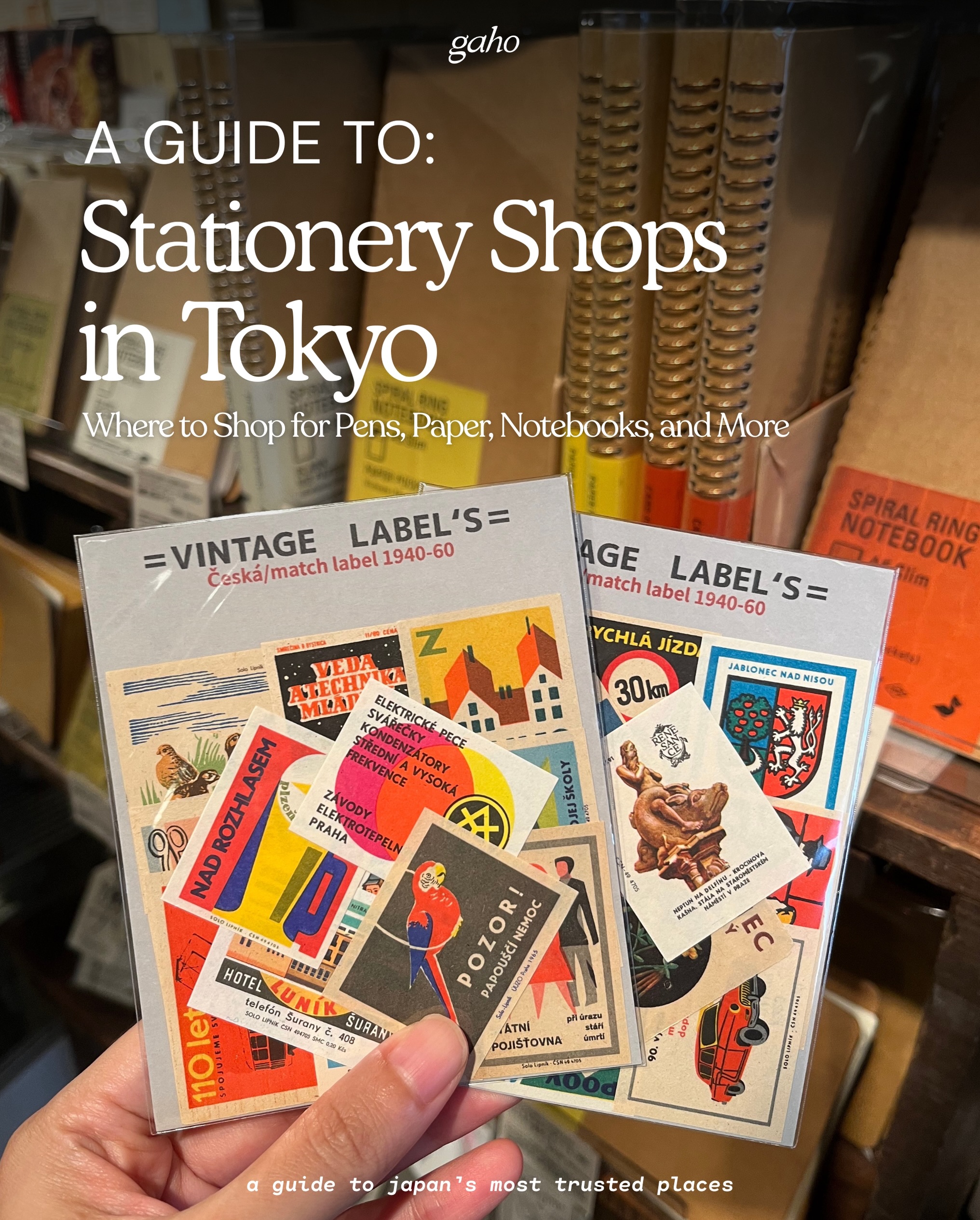 Guide to Tokyo's Unique Stationery Shops