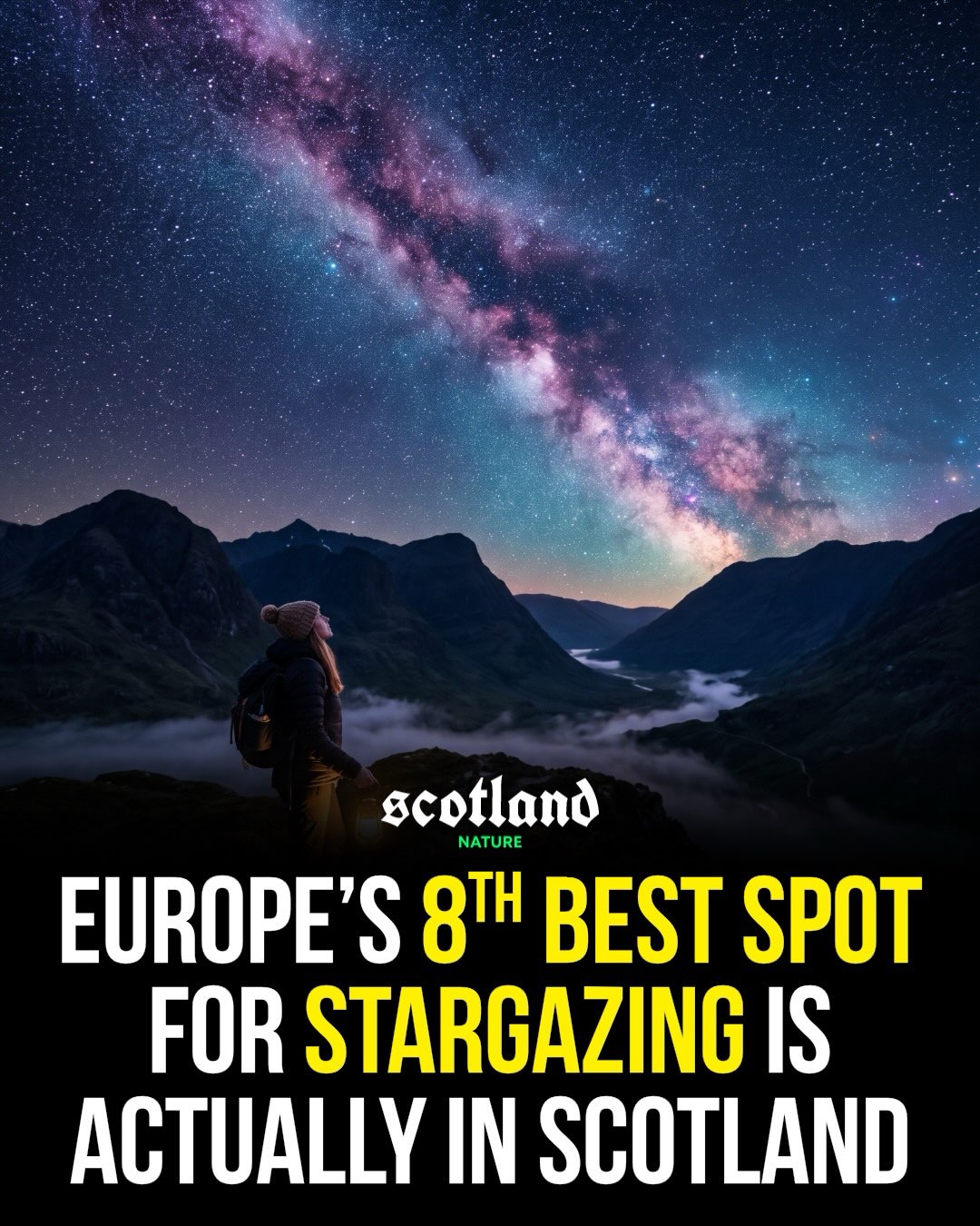 Scottish Highlands: Dark Sky Stargazing Destinations