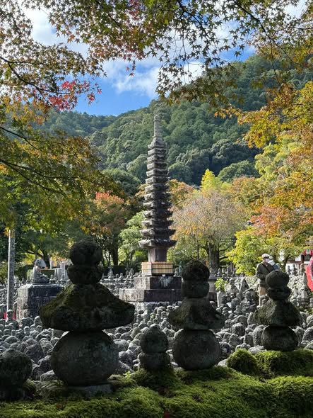 Arashiyama Temples With Stone Statues