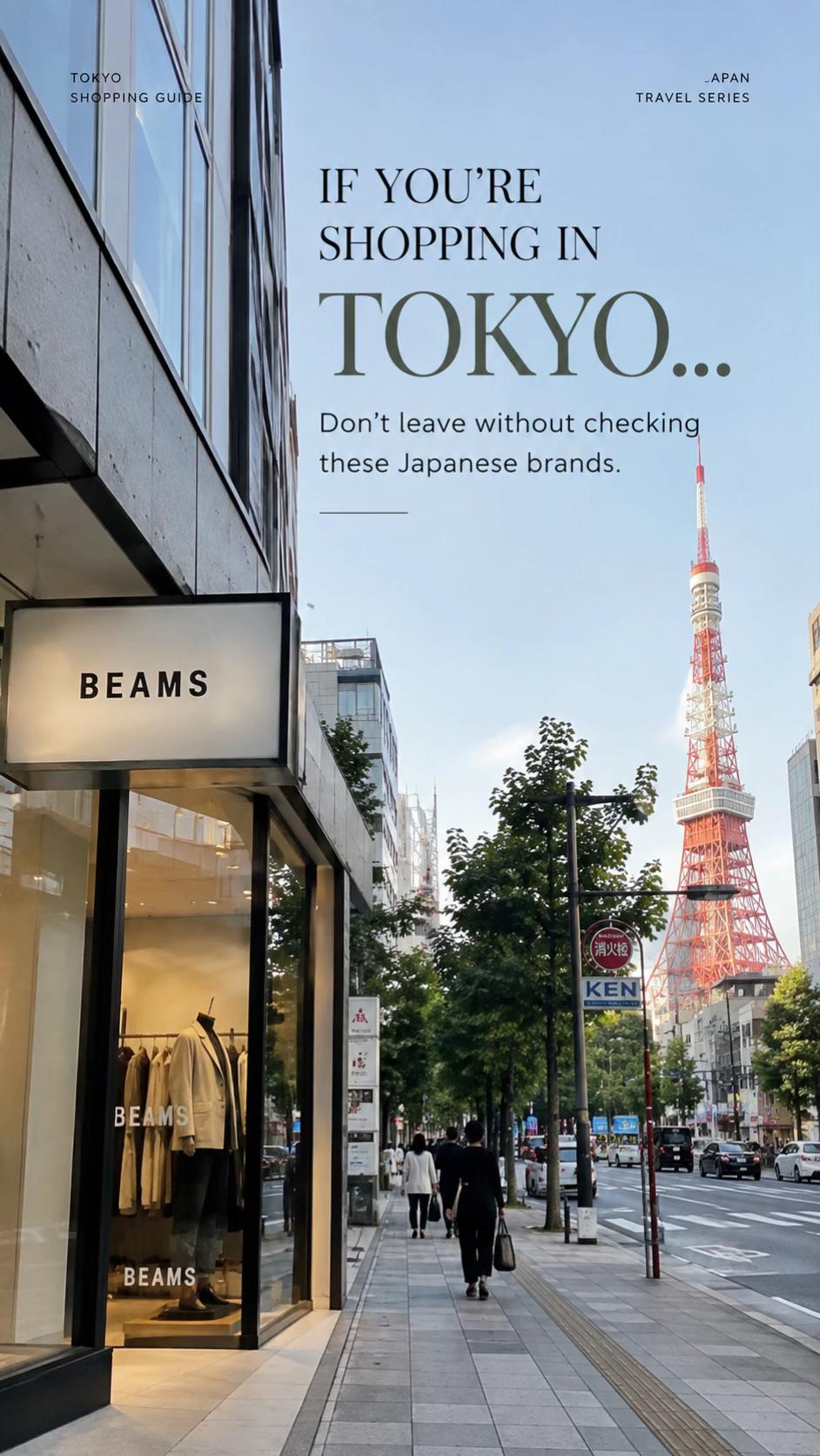 Tokyo Shopping Guide For Japanese Brands