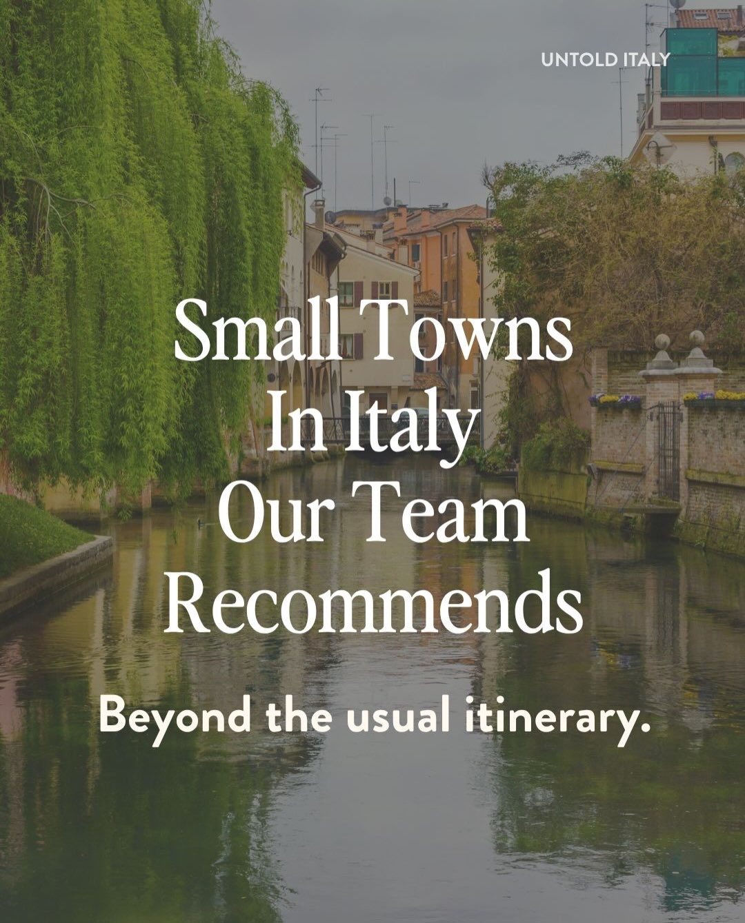 Italian Towns Offering Unique Charm and Fewer Crowds