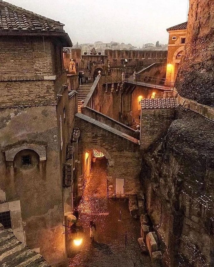 Castel Sant'Angelo and Ponte Sant'Angelo in Rome