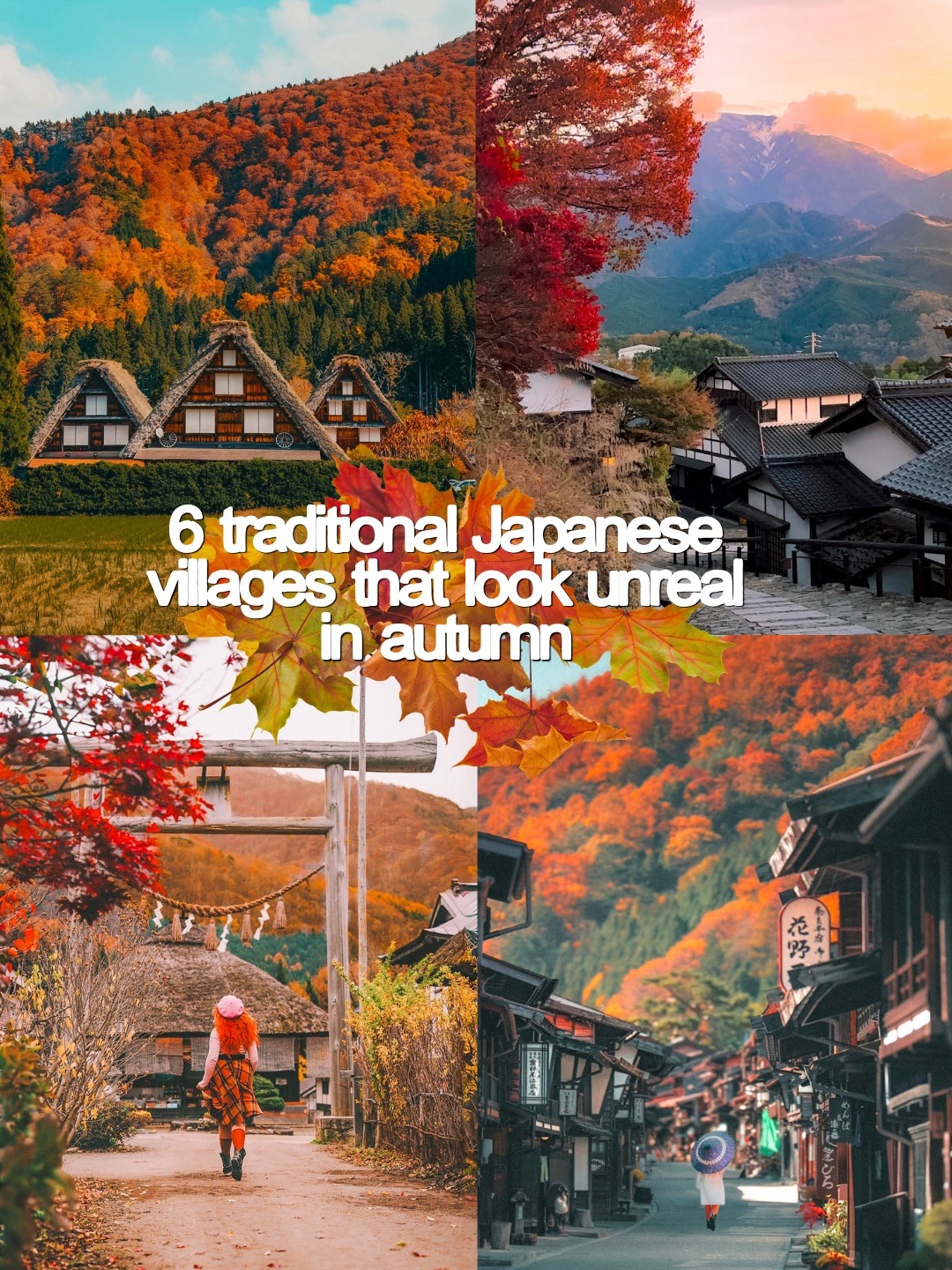 Six Traditional Japanese Villages to Visit in Autumn