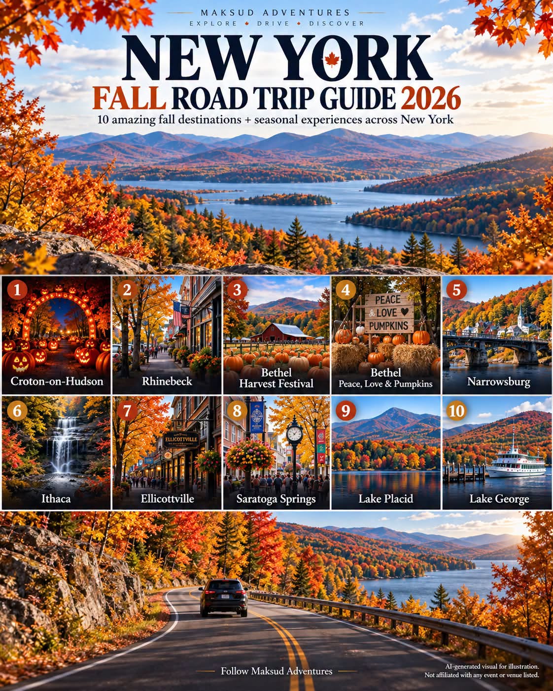 New York Fall Road Trip Destinations And Festivals