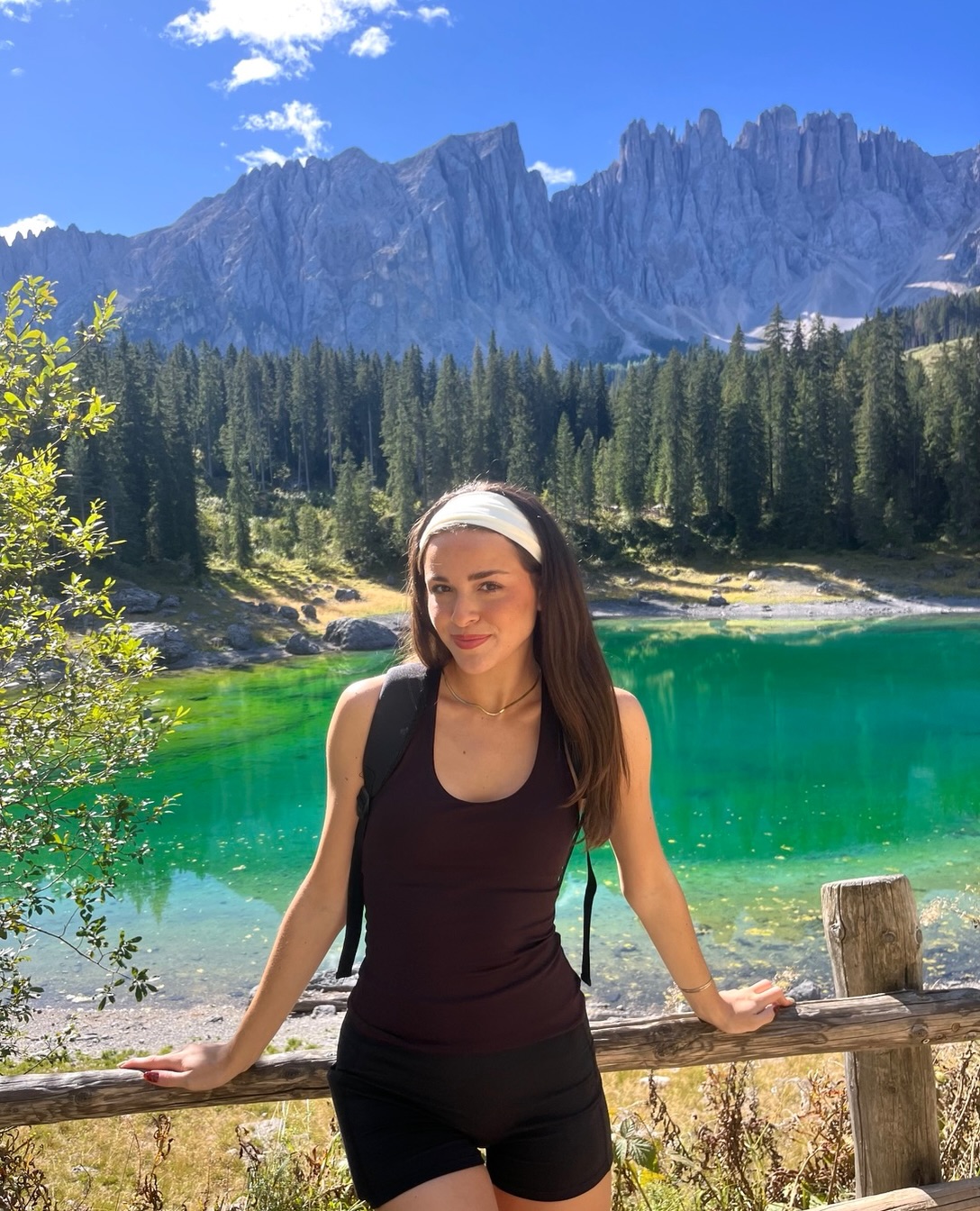 Dolomites Peaks and Karersee Lake
