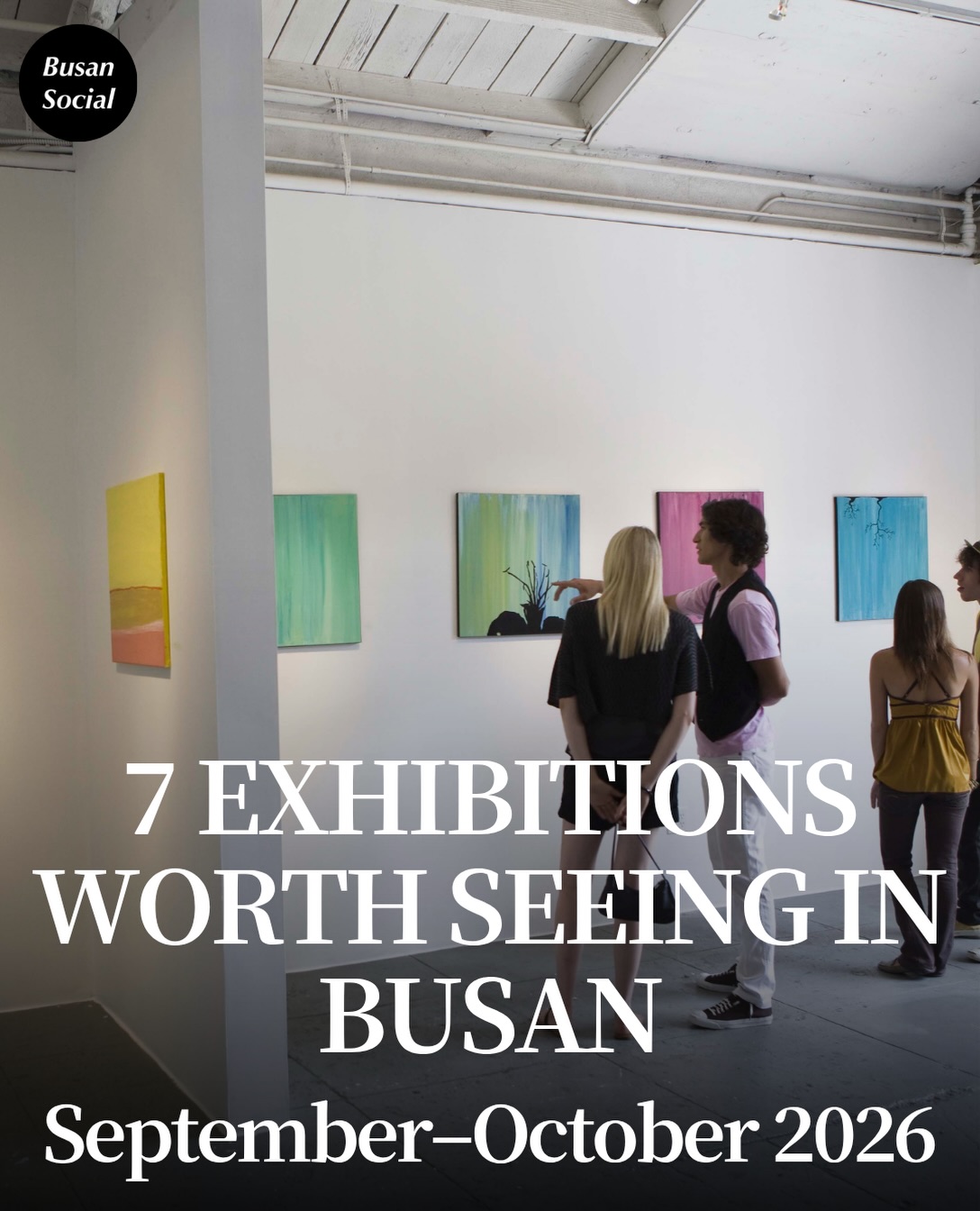 Busan's Must-See Art Exhibitions This Fall