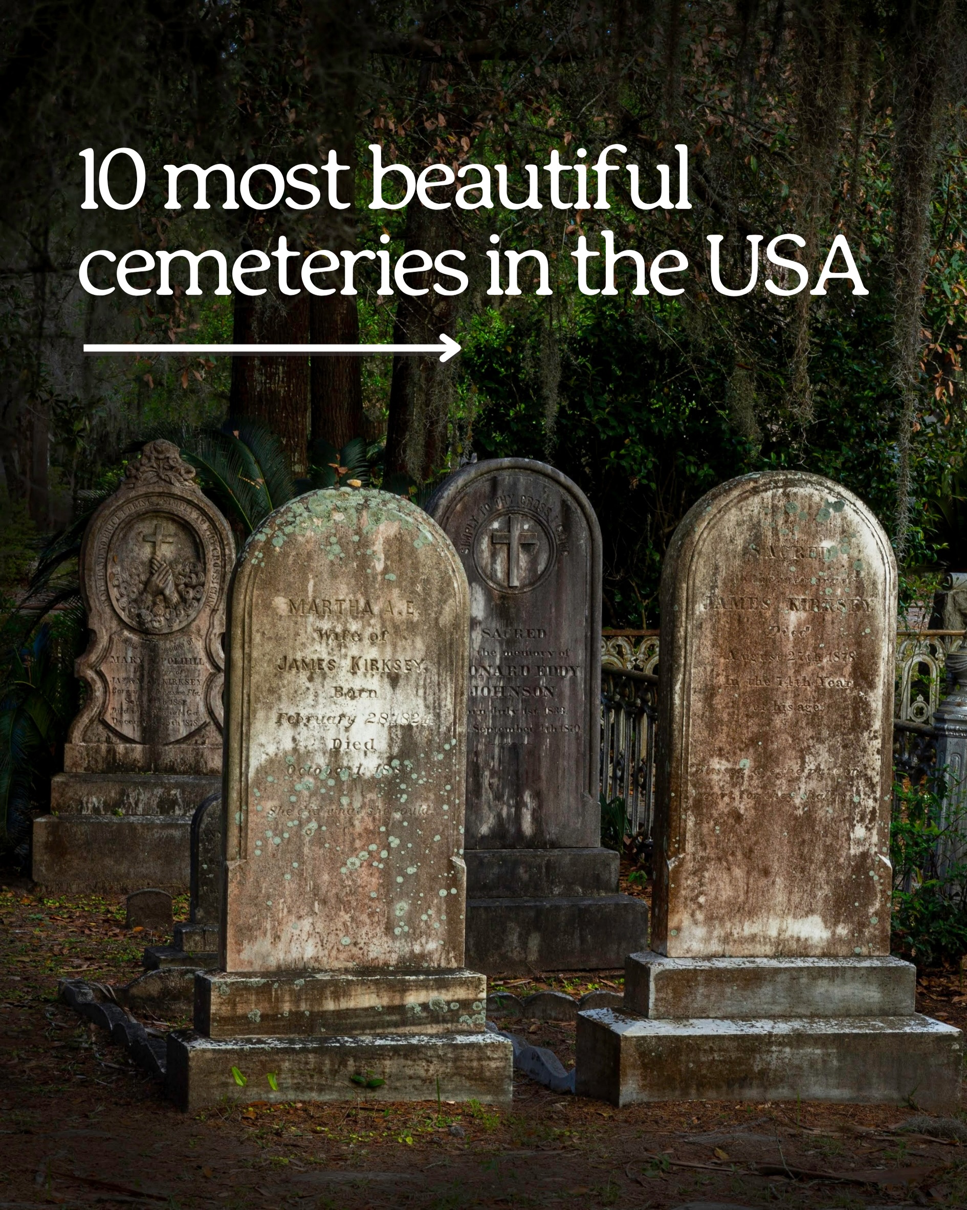 Historic Cemeteries Across America With Notable Burials