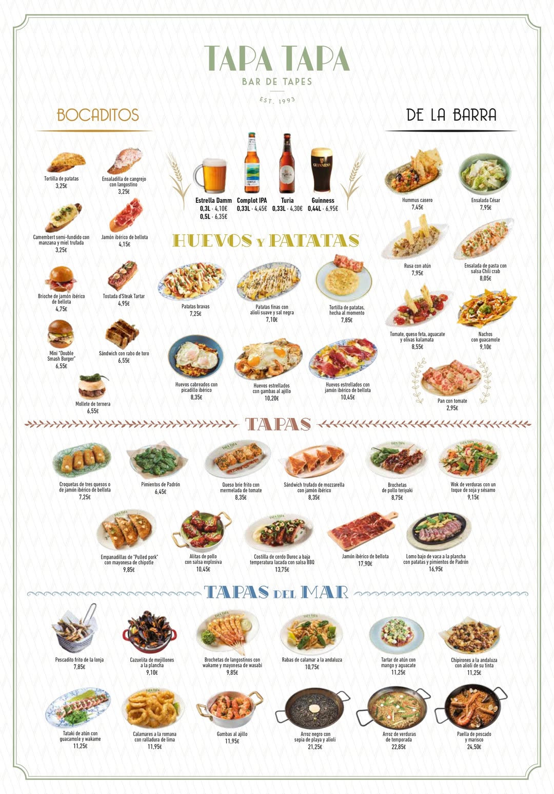 Tapa Tapa Offers Visual Menus and Tapas