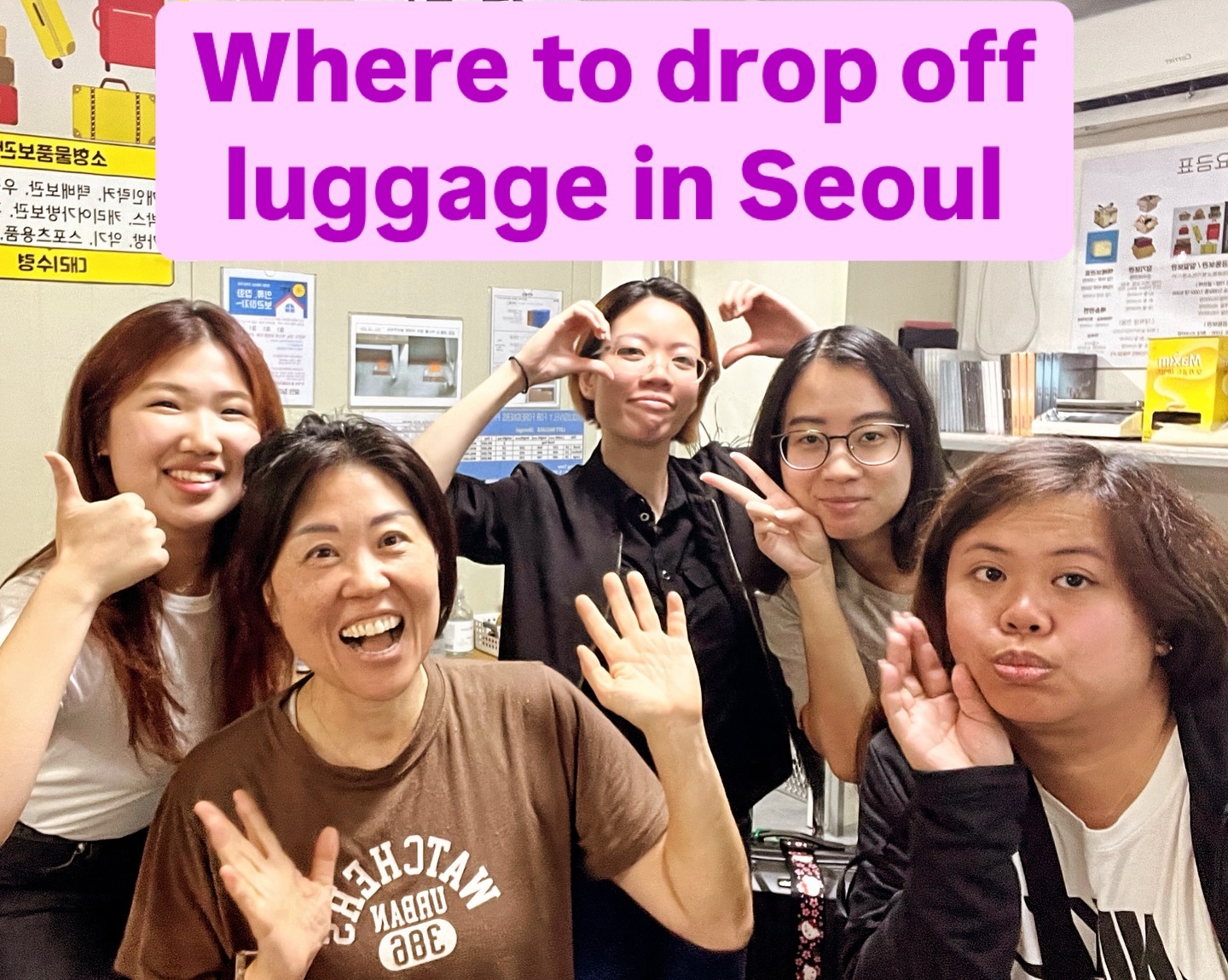 Seoul Luggage Storage Near Sinseoldong Station