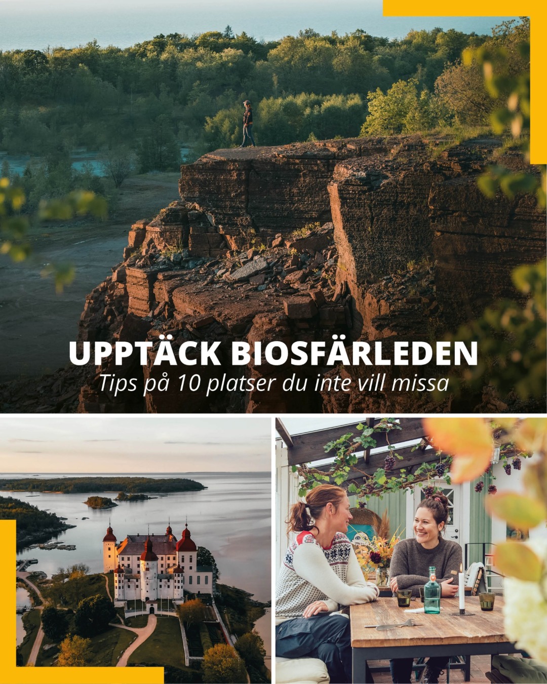 Biosfärleden: A Scenic Route with Castle and Cafes